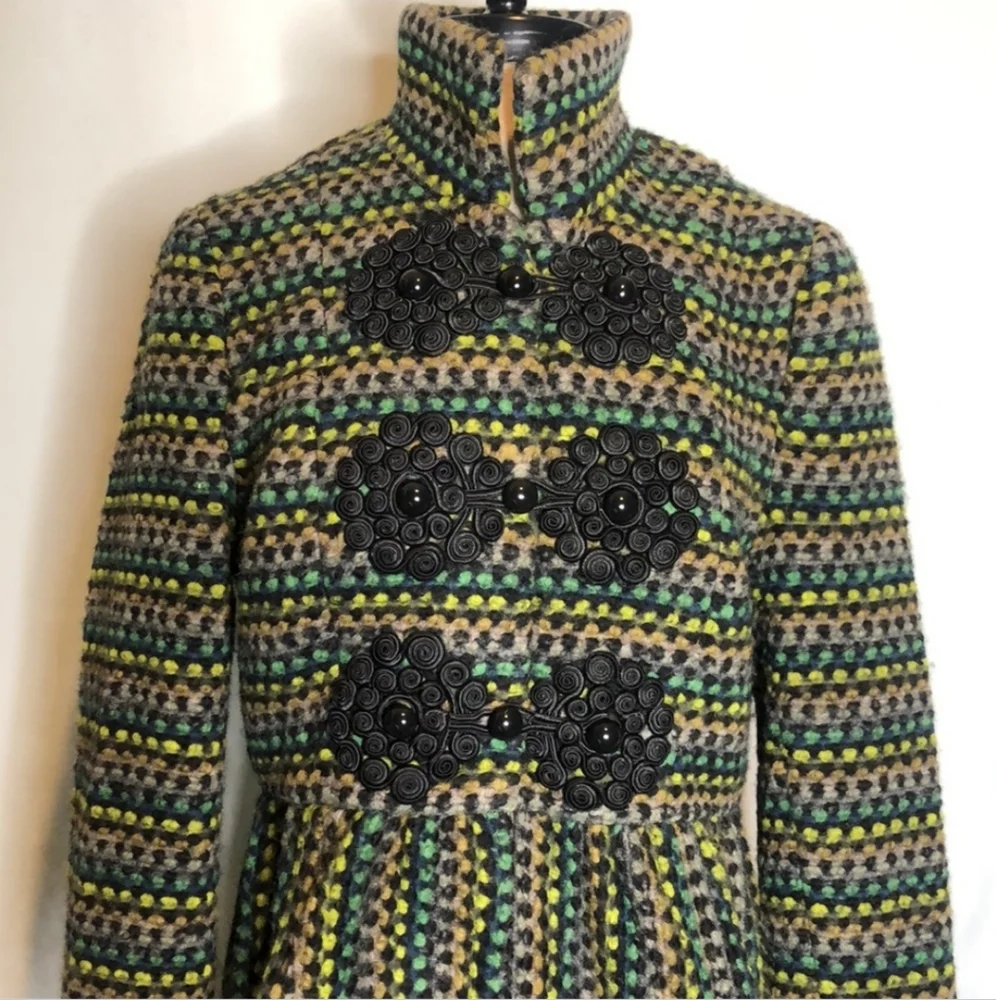 Plenty Tracy Reese Anthropologie Cheongsam Sz 0 - Picture 2 of 9